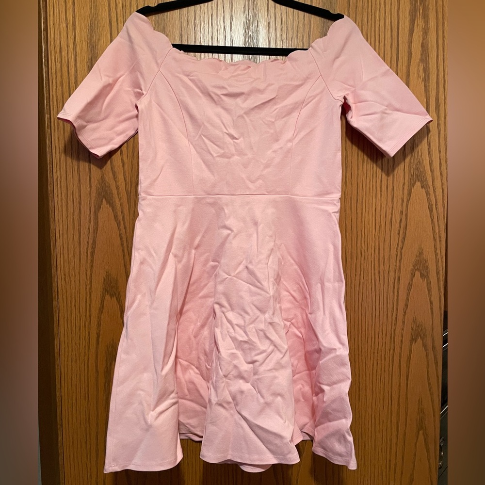 Nine Britton dress with scalloped top